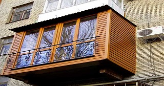 Внешняя отделка балкона Михайловка цена от 1028 руб. м/2.